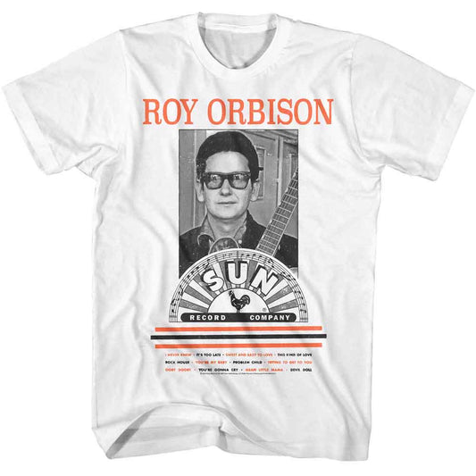 Sun Records - Photo And Singles - American Classics - White Adult Short Sleeve T-Shirt - clothing by TeeHivey.com (Image 1)