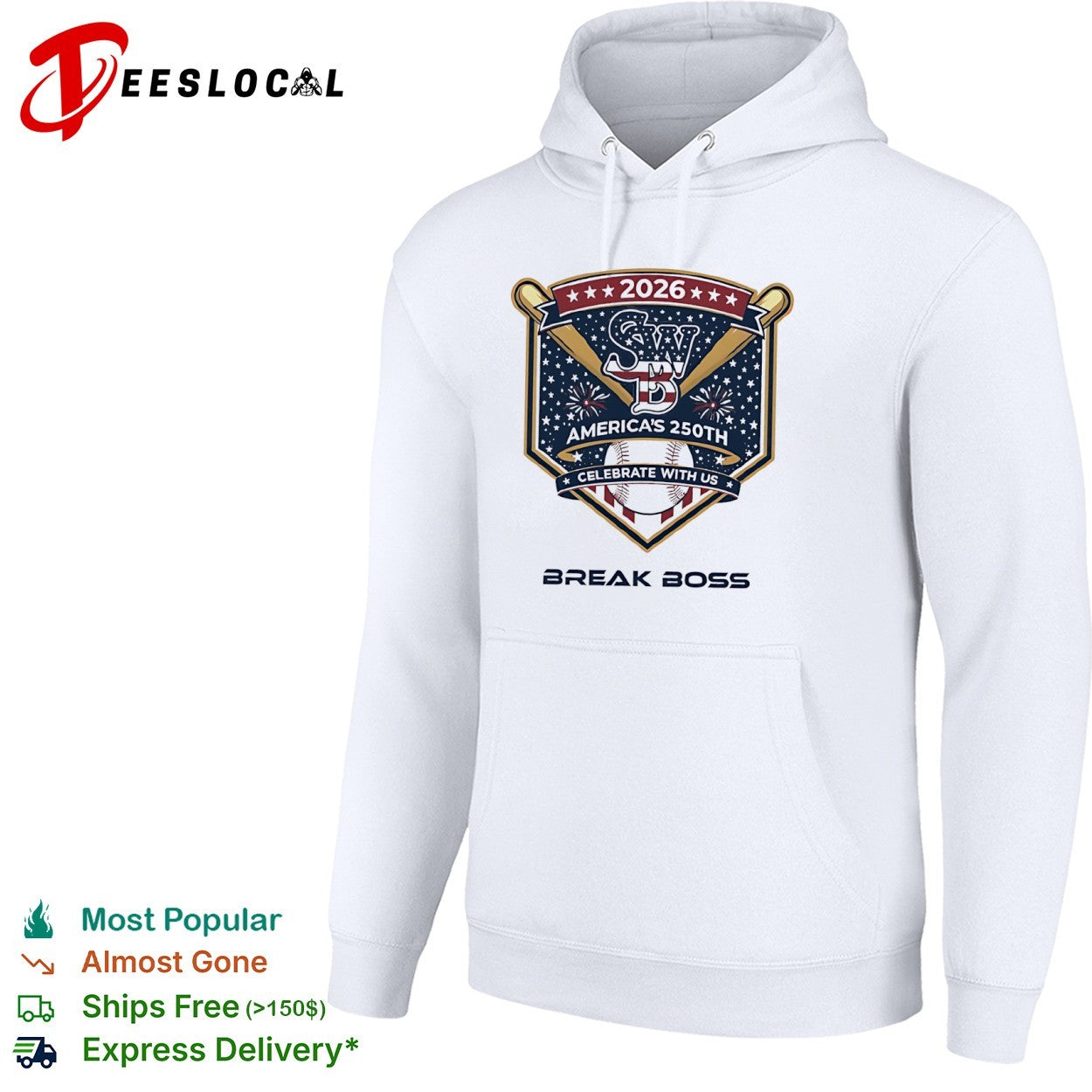 SWB America’s 250th 2026 Celebrate With Us Break Boss Shirt