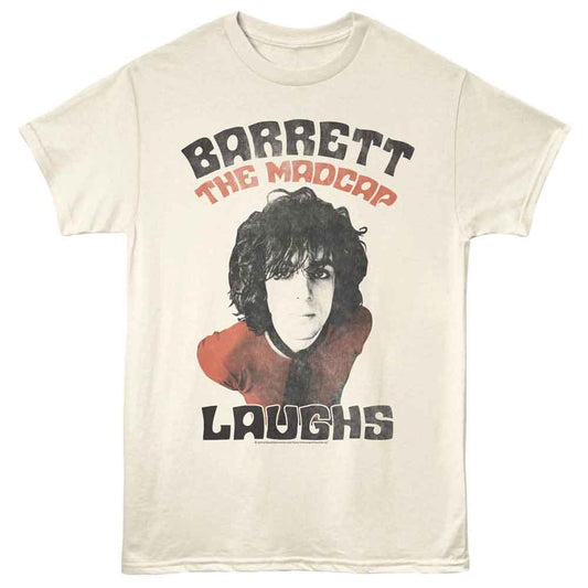 Syd Barrett - Madcap Laughs - American Classics - Off-White Solid Adult Short Sleeve T-Shirt (Image 1)