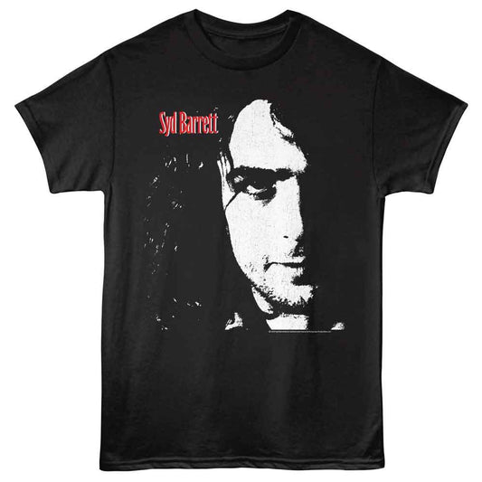 Syd Barrett - Staring - American Classics - Black Solid Adult Short Sleeve T-Shirt - clothing by TeeHivey.com (Image 1)