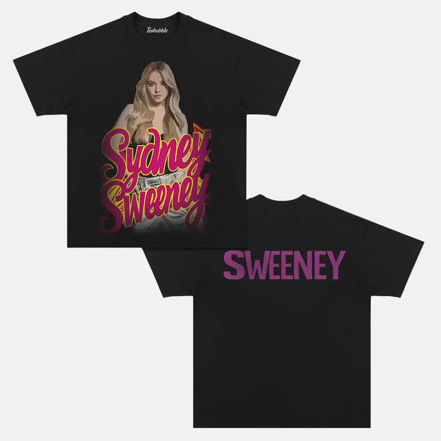 SYDNEY SWEENEY W03 TEE - clothing by TeeHivey.com (Image 1)