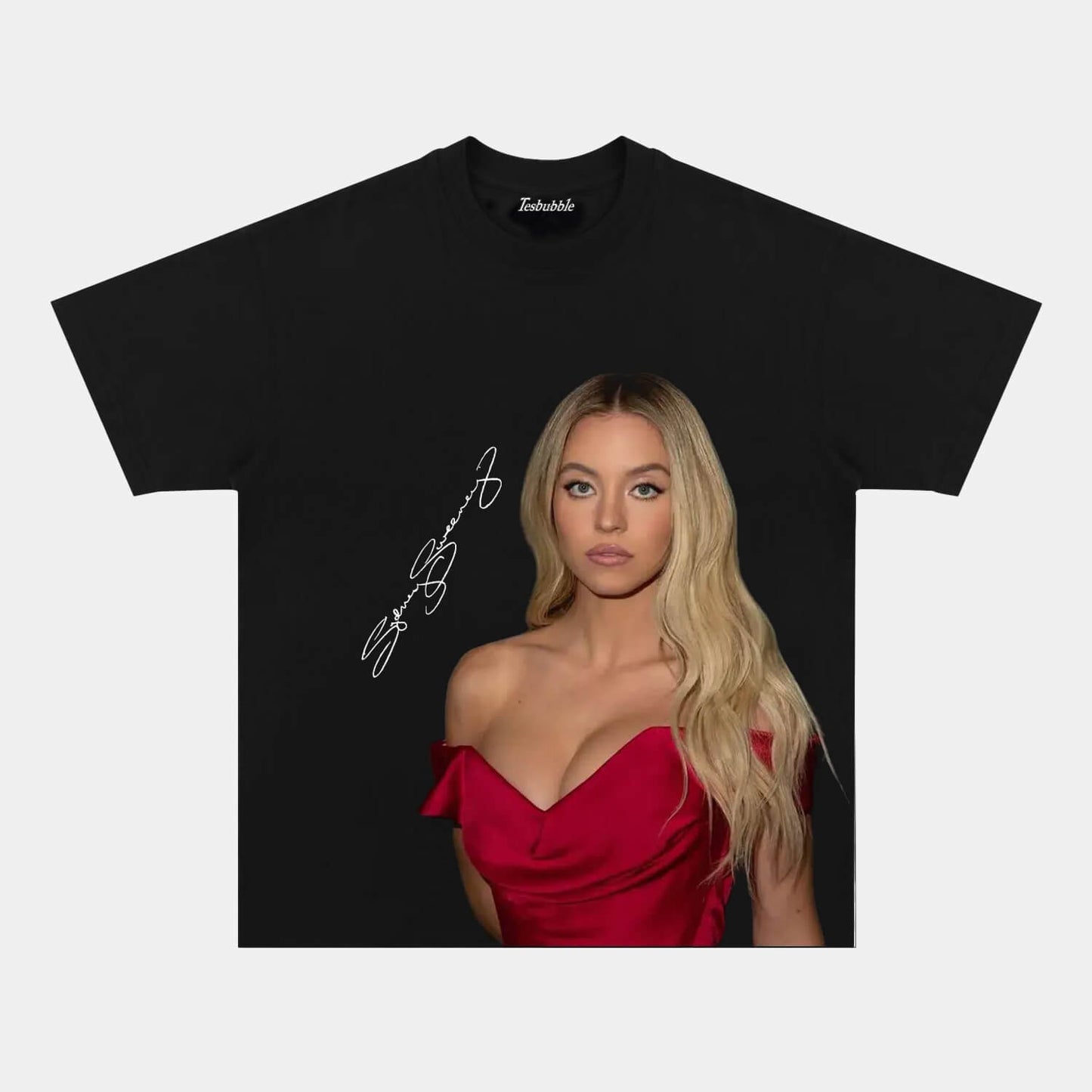 SYDNEY SWEENEY WEAR 6 TEE - clothing by TeeHivey.com (Image 1)