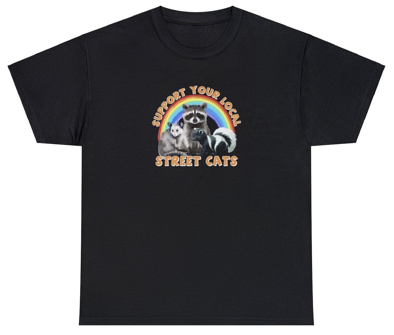 AAA Support Your Local Street Cats T Shirt