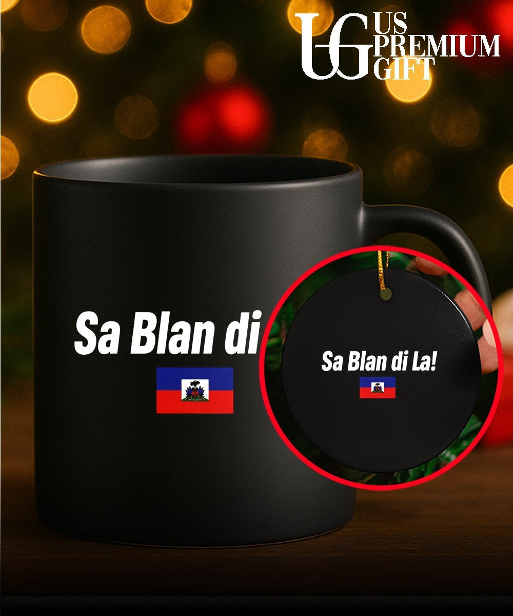 Sa Blan Di La Haitian shirt