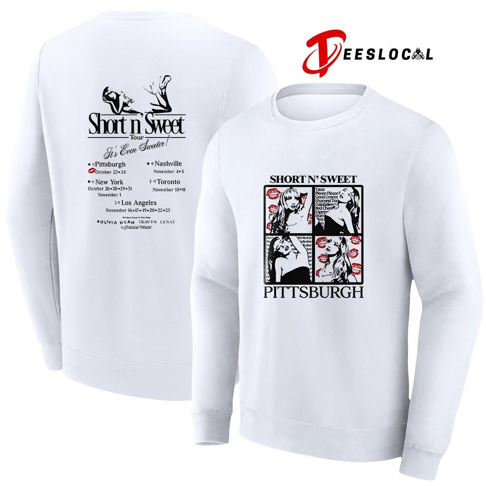 Sabrina Carpenter Short N’ Sweet tour Pittsburgh it’s even sweeter dates schedule shirt