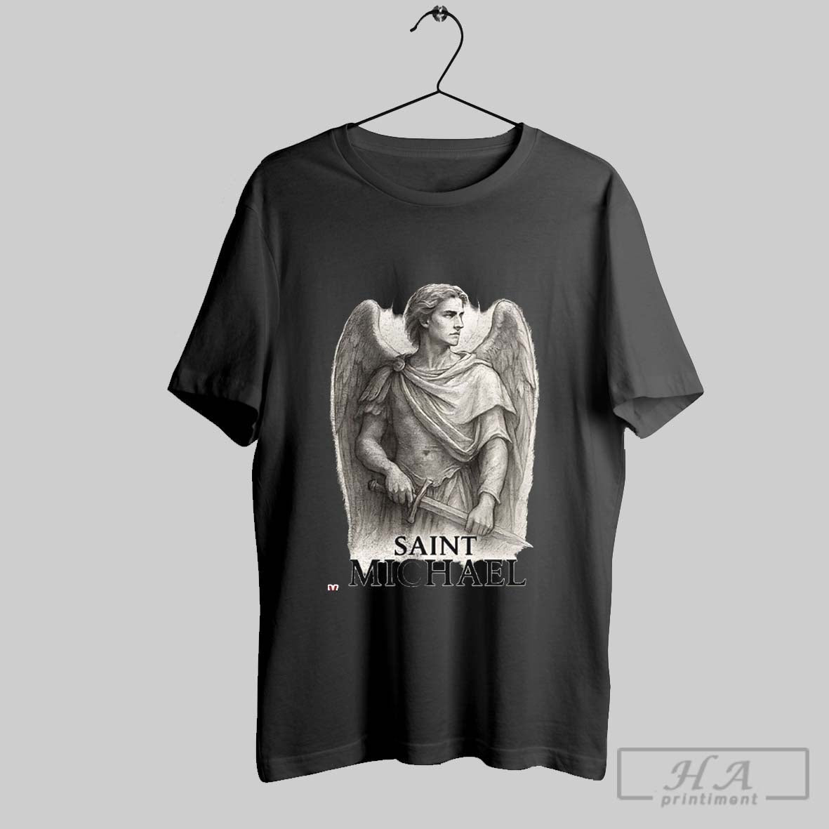 Saint Michael Sketch - clothing by TeeHivey.com