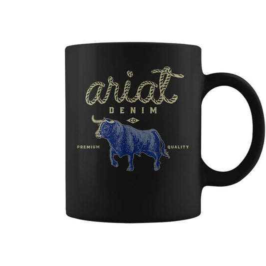 [Sale Up To 50%] Ariat Denim Quality Co Coffee Mug - 11 oz or 15 oz Ceramic Drinkware