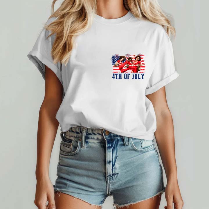 Sally O’malley I Like To Kick Stretch And Kick 4th Of July T Shirt