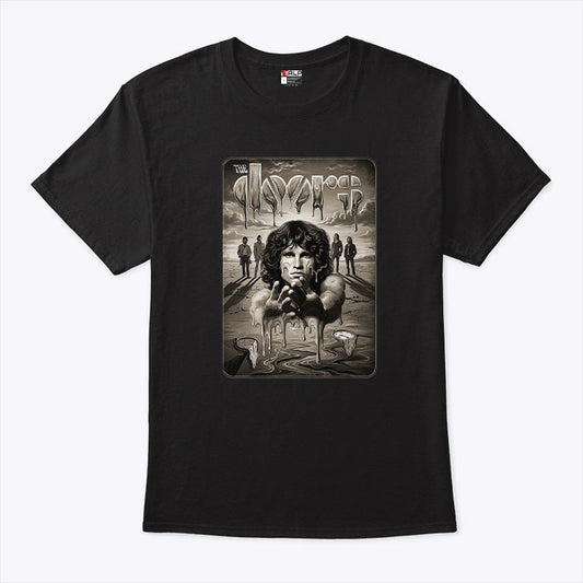 Salvador Dali Jim Morisson Break On Through T Shirt