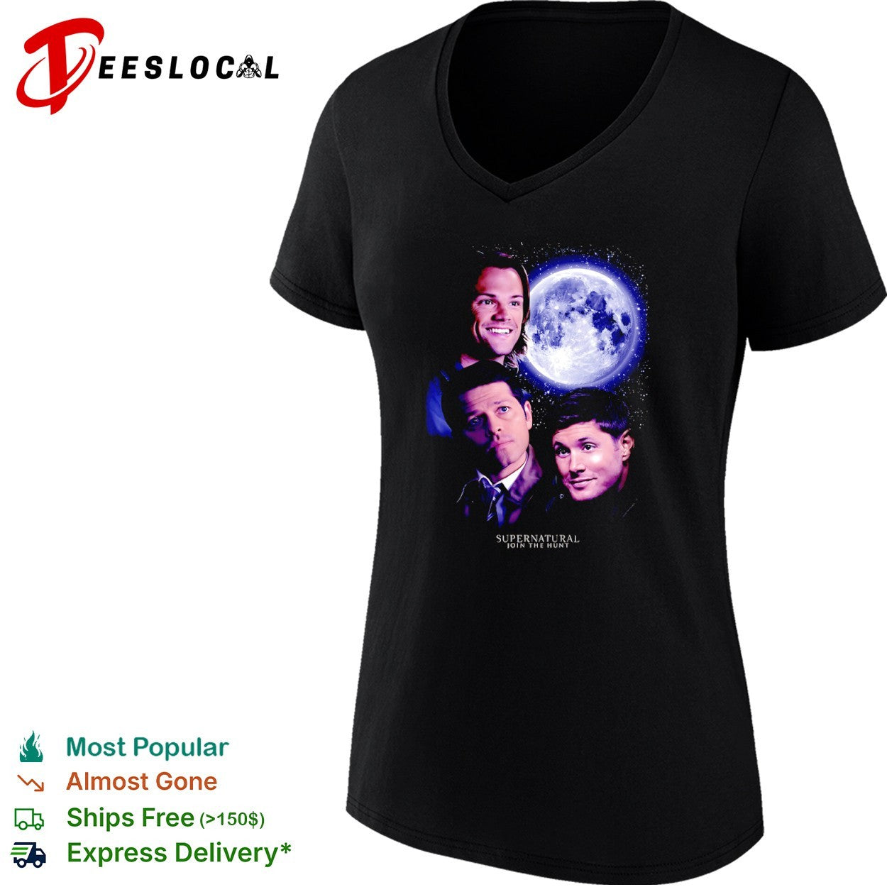 Sam Winchester Castiel and Dean Winchester Supernatural Join the Hunt shirt