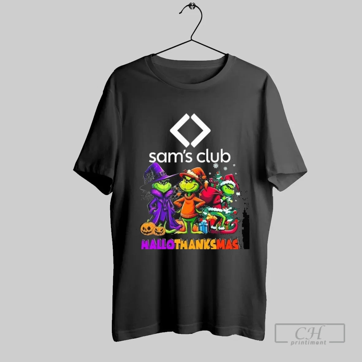 Sams Club The Grinch Hallothanksmas 2025 - clothing by TeeHivey.com