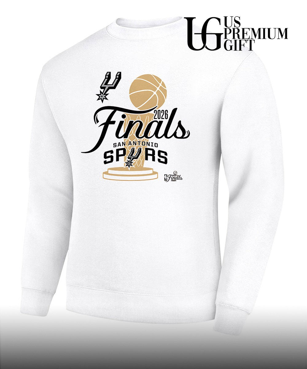 San Antonio Spurs 2026 NBA Finals trophy script T-shirt