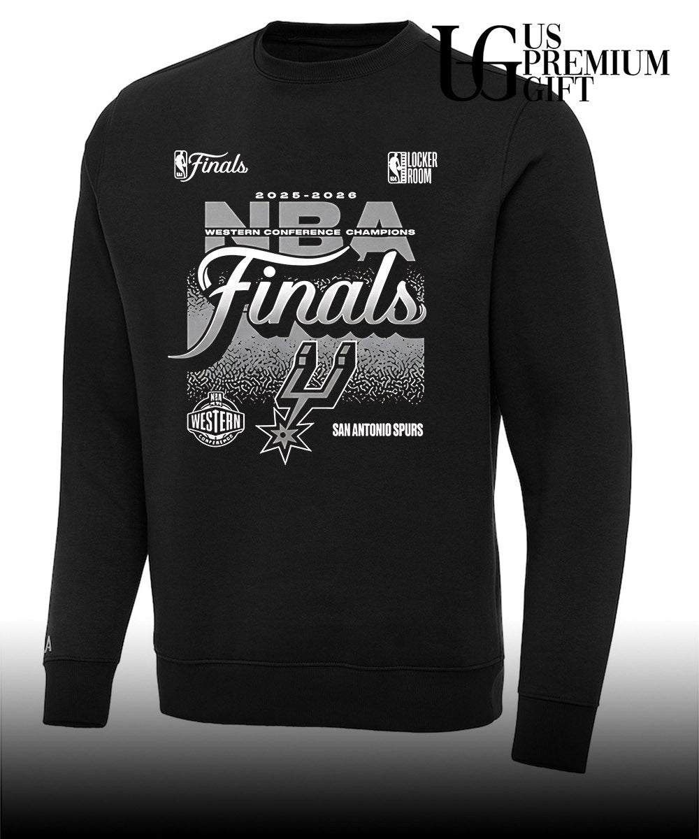 San Antonio Spurs 2026 NBA Western Conference Champions locker room T-shirt