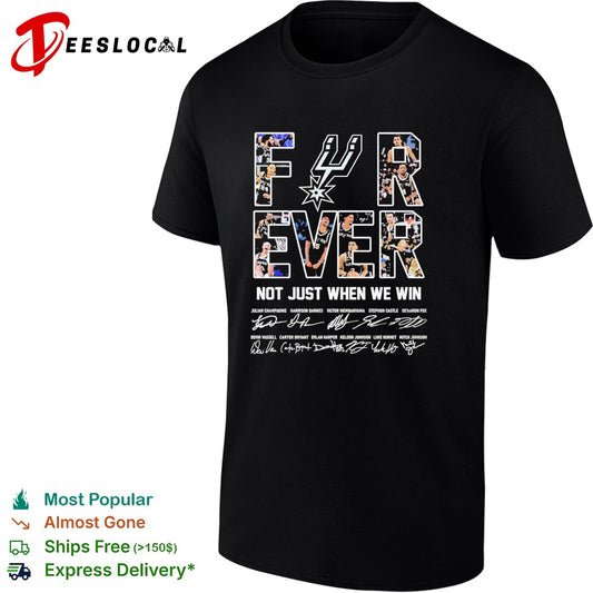 San Antonio Spurs Forever Not Just When We Win Victor Wembanyama Keldon Johnson shirt