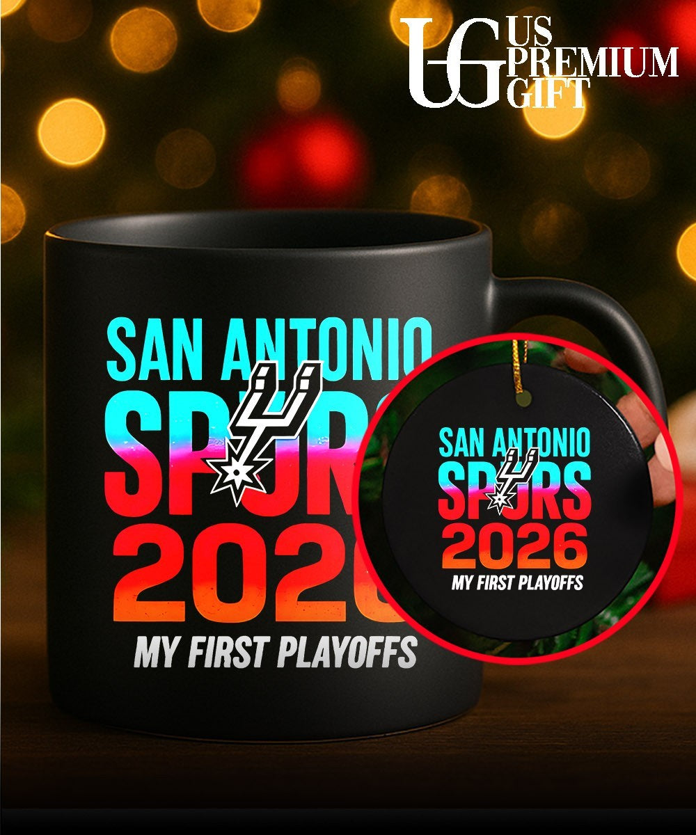 San Antonio Spurs Infant Item Of The Game 2026 Playoffs My First Playoffs shirt