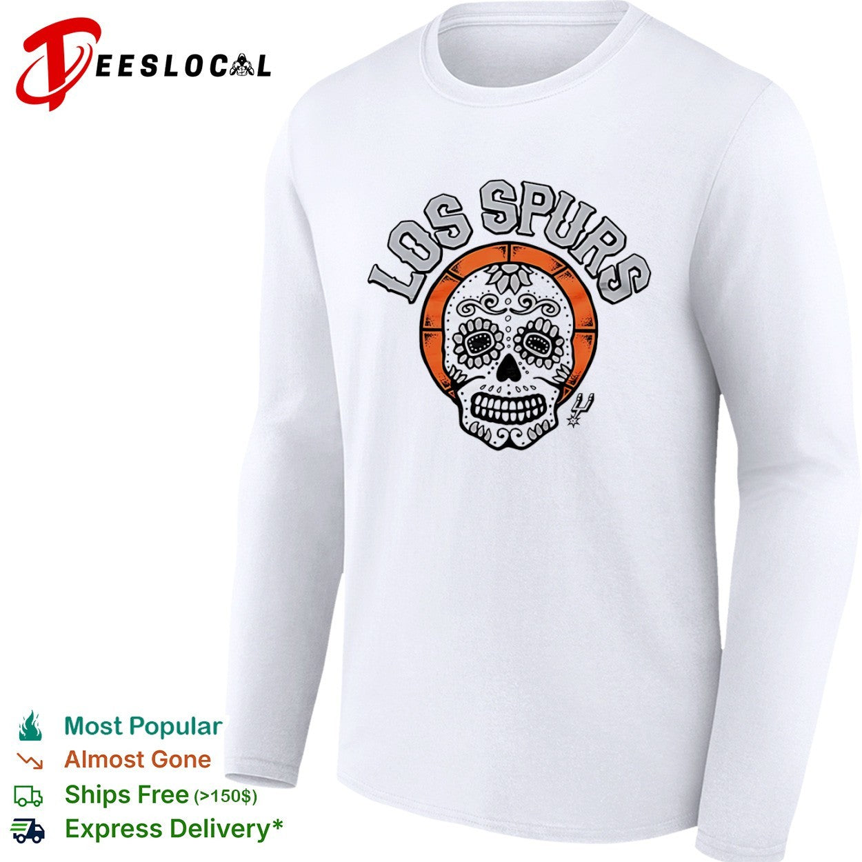 San Antonio Spurs Los sugar skull shirt