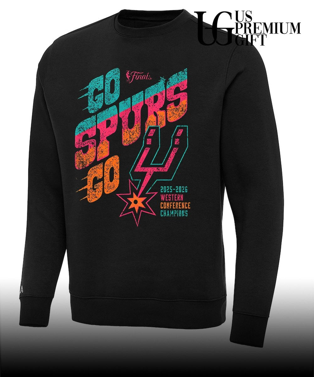 San Antonio Spurs NBA 2025-2026 Western Conference Champions Go Spurs Go Finals shirt