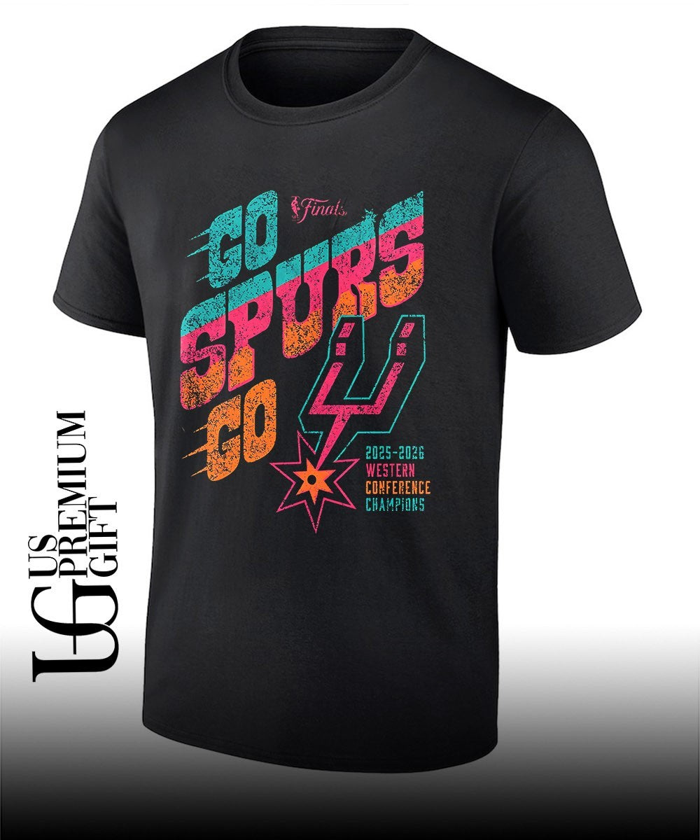 San Antonio Spurs NBA 2025-2026 Western Conference Champions Go Spurs Go Finals shirt
