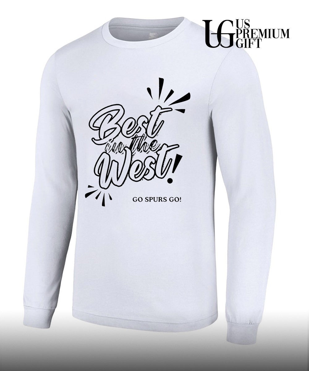 San Antonio Spurs NBA Best in the West go Spurs go shirt