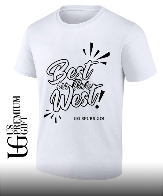 San Antonio Spurs NBA Best in the West go Spurs go shirt