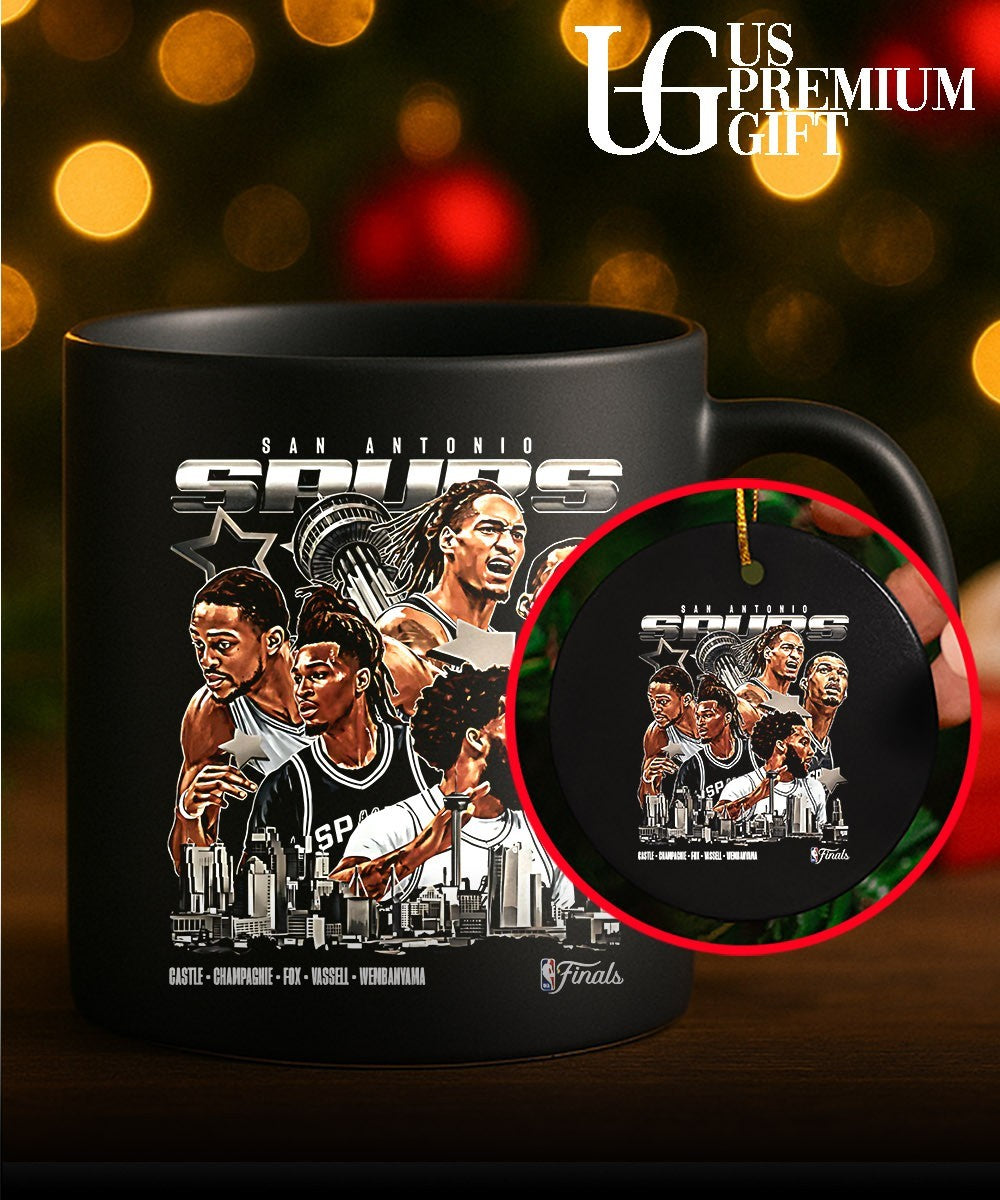 San Antonio Spurs NBA Finals 2026 Skyline City Collage shirt