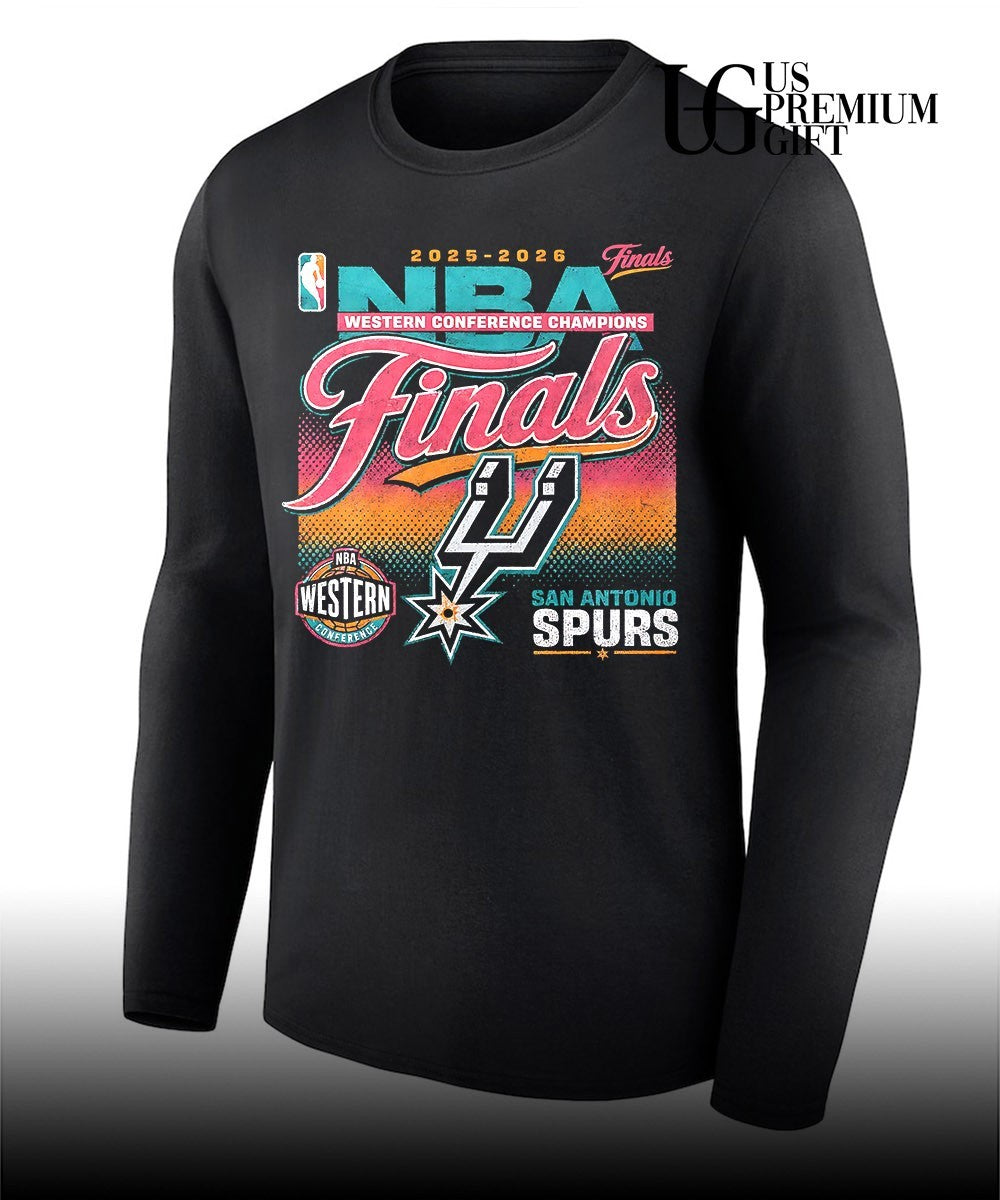 San Antonio Spurs NBA Western Conference Champions 2025-2026 Finals shirt