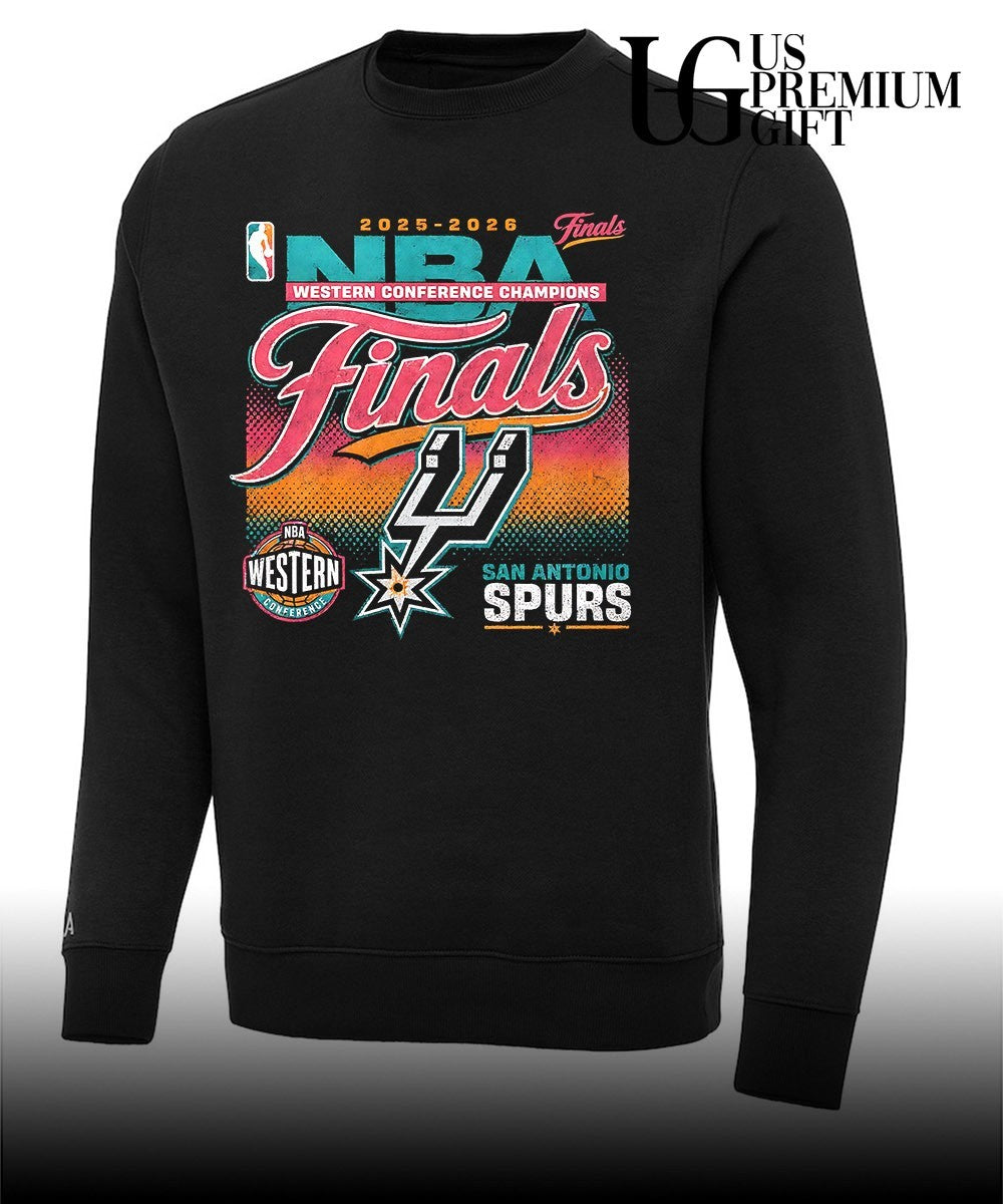 San Antonio Spurs NBA Western Conference Champions 2025-2026 Finals shirt