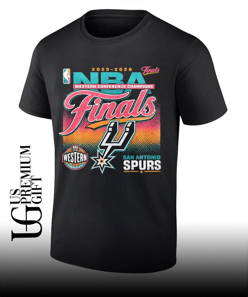 San Antonio Spurs NBA Western Conference Champions 2025-2026 Finals shirt