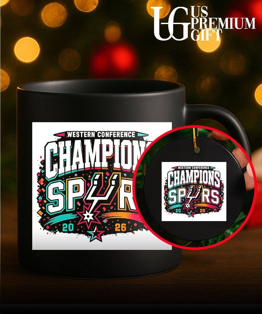 San Antonio Spurs NBA Western Conference Champions 2026 shirt