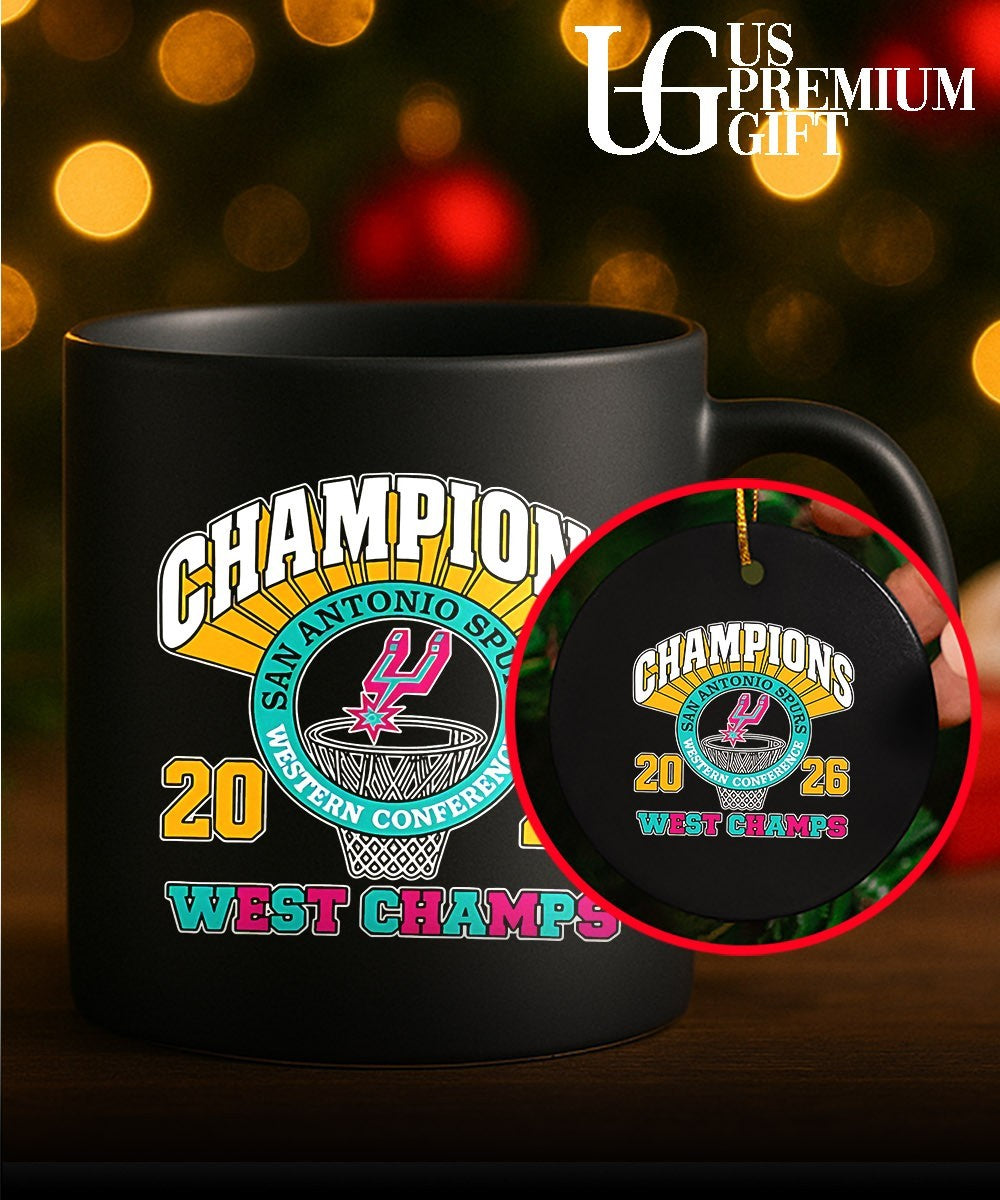 San Antonio Spurs NBA Western Conference Champions 2026 West Champs shirt