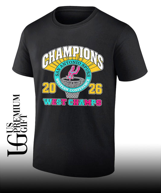 San Antonio Spurs NBA Western Conference Champions 2026 West Champs shirt