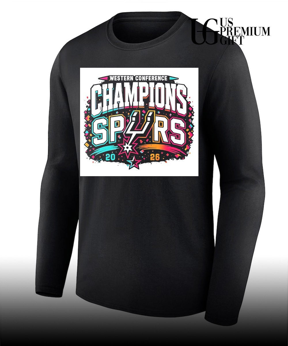 San Antonio Spurs NBA Western Conference Champions 2026 shirt