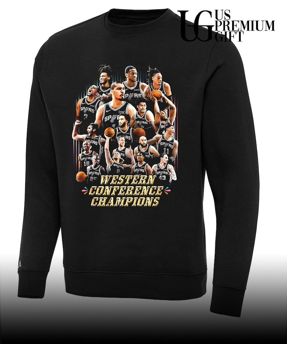 San Antonio Spurs NBA Western Conference Champions Basketball Team Players shirt