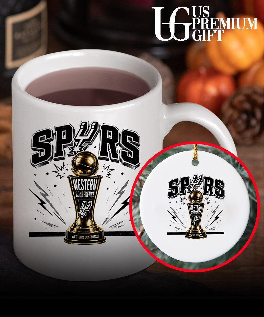 San Antonio Spurs NBA Western Conference Championship 2026 trophy shirt