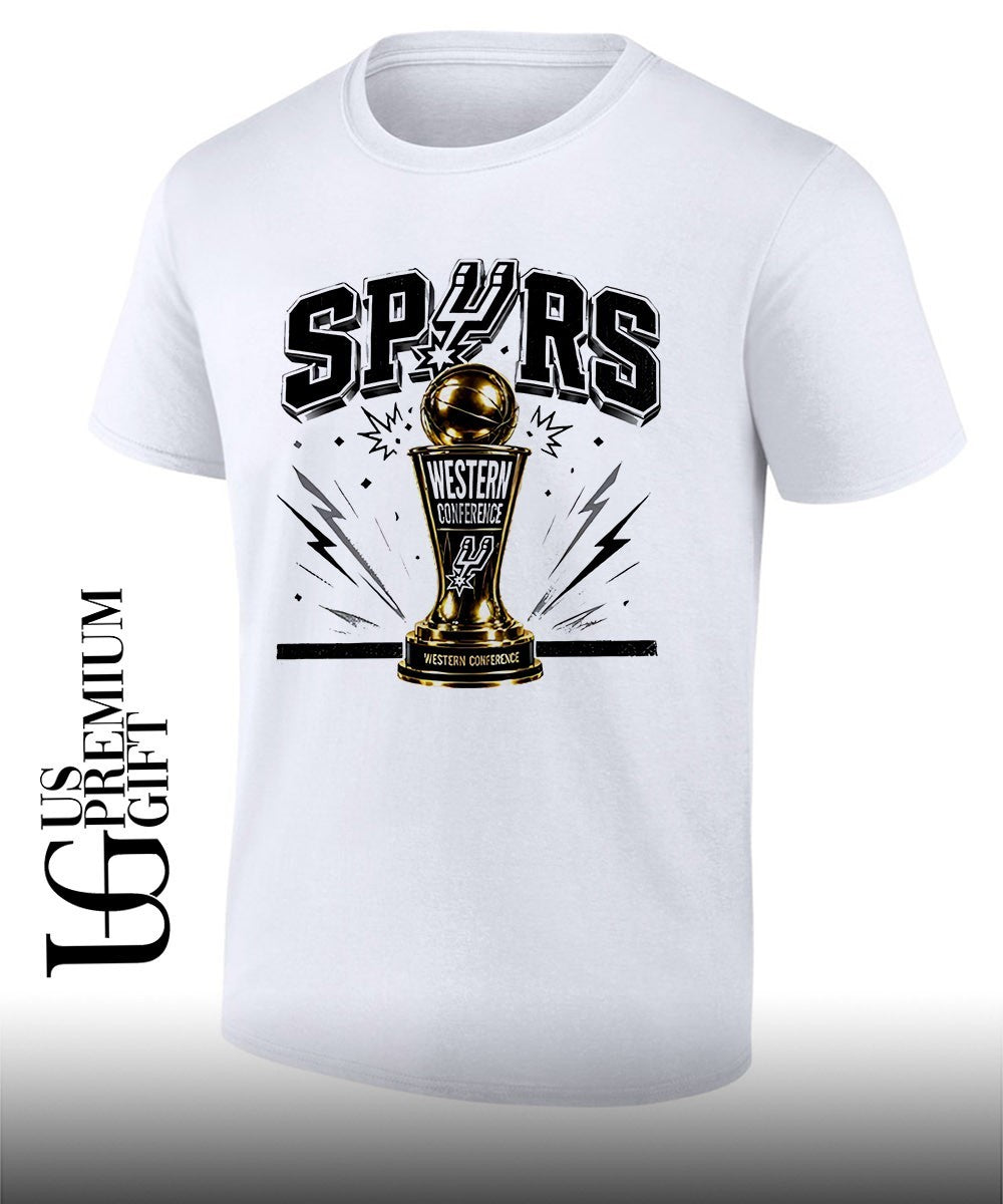 San Antonio Spurs NBA Western Conference Championship 2026 trophy shirt