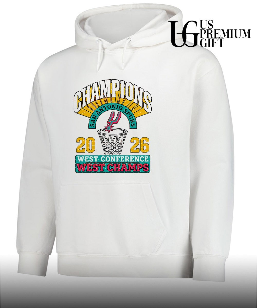 San Antonio Spurs Western Conference Champions 2026 trophy shirt