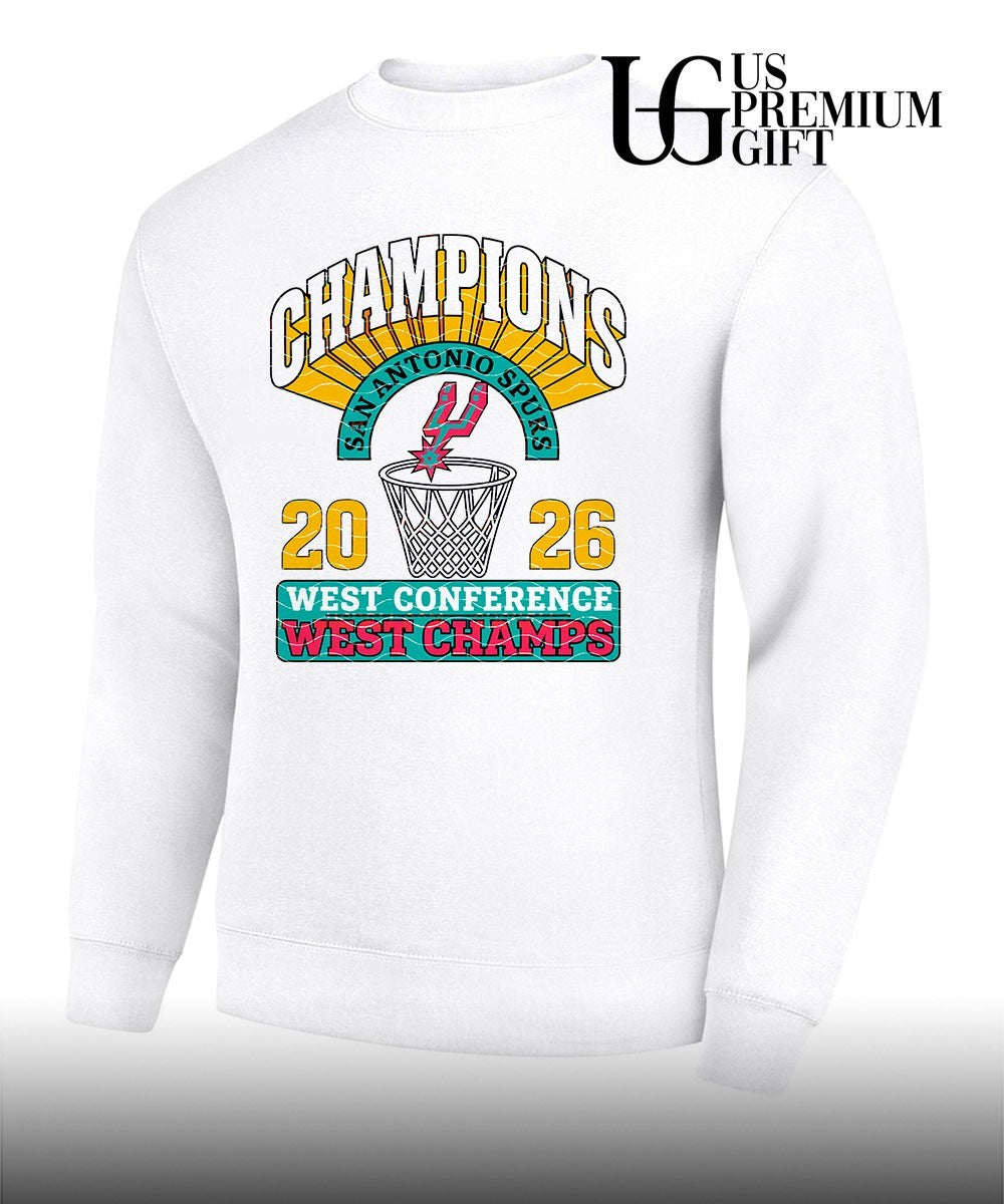 San Antonio Spurs Western Conference Champions 2026 trophy shirt