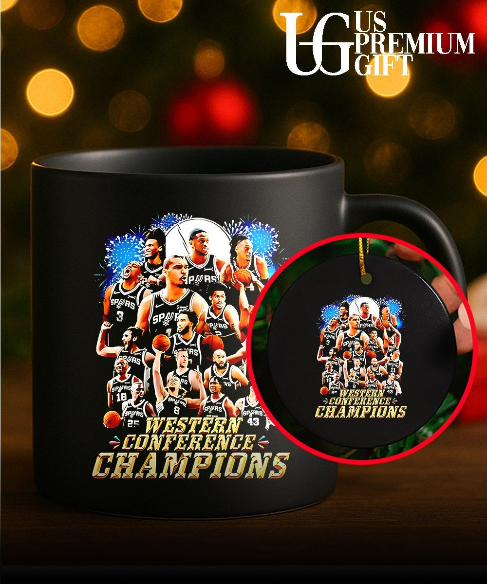 San Antonio Spurs Western Conference Champions NBA basketball Team graphic shirt
