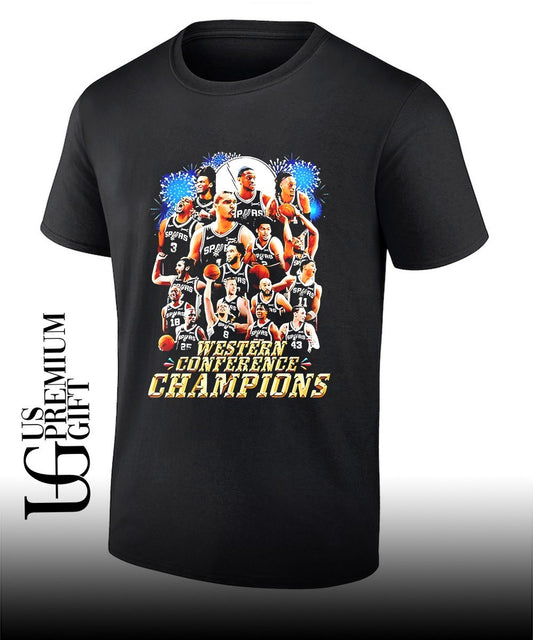 San Antonio Spurs Western Conference Champions NBA basketball Team graphic shirt