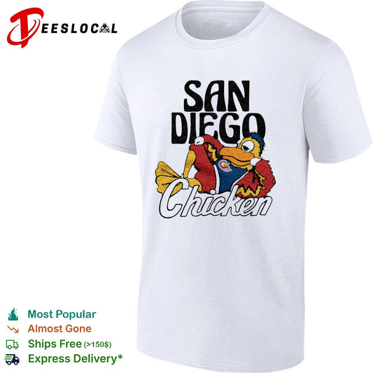 San Diego Chicken mascot logo shirt