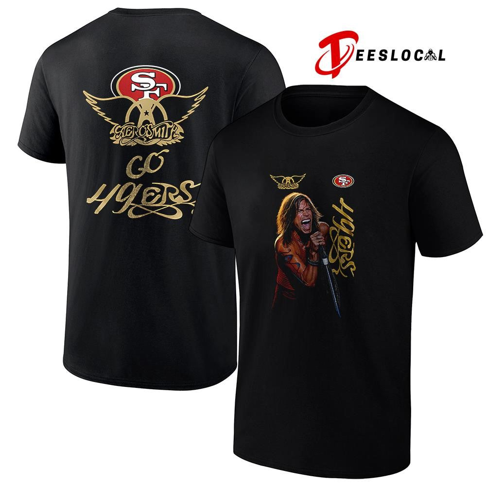 San Francisco 49ers x Aerosmith graphic shirt