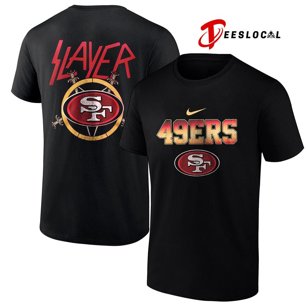 San Francisco 49ers x Slayer logo shirt