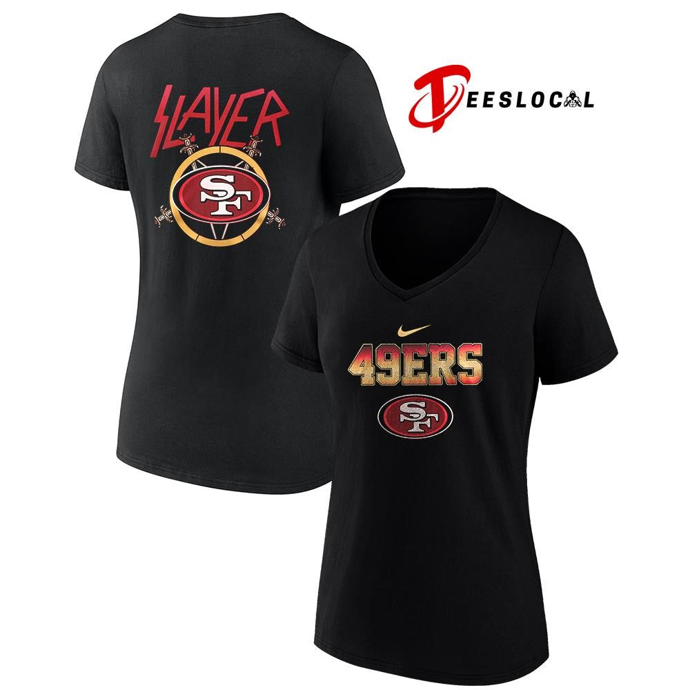 San Francisco 49ers x Slayer logo shirt