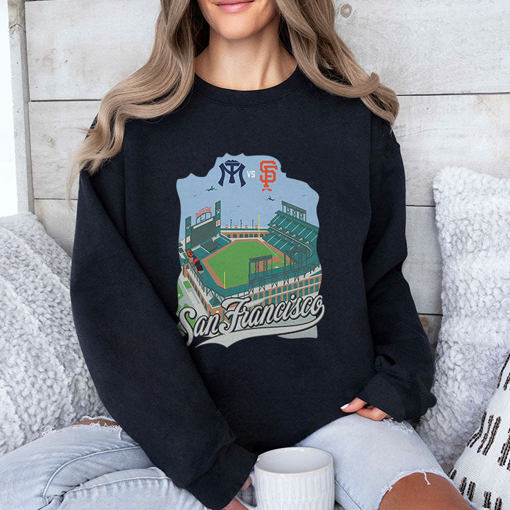 San Francisco Baseball Stadium Vintage T Shirt