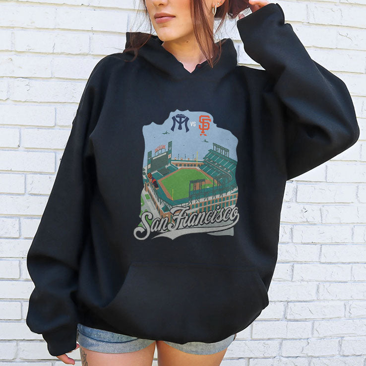 San Francisco Baseball Stadium Vintage T Shirt