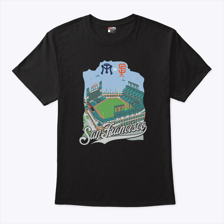 San Francisco Baseball Stadium Vintage T Shirt