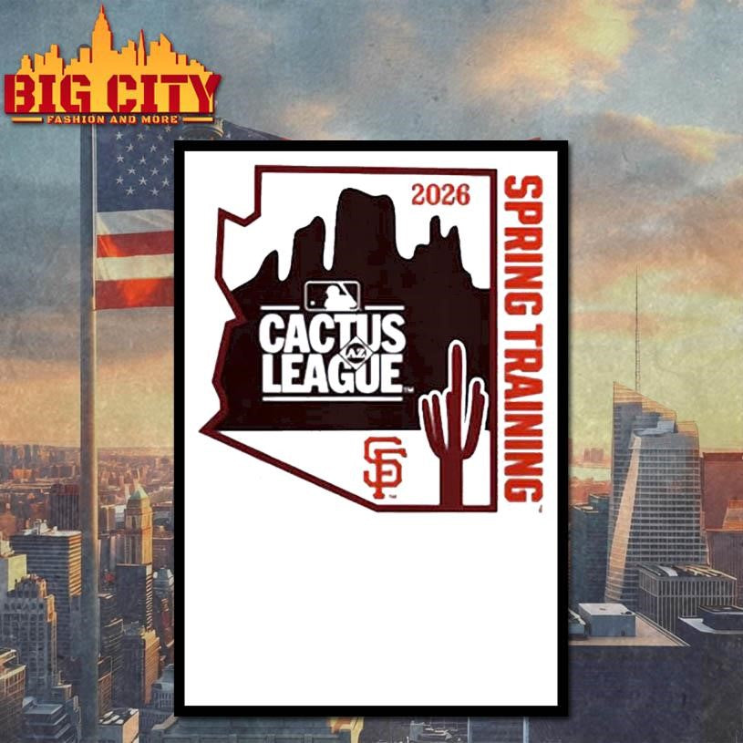 San Francisco Giants 2026 Spring Training Cactus League Influx Ball Bold Shirt
