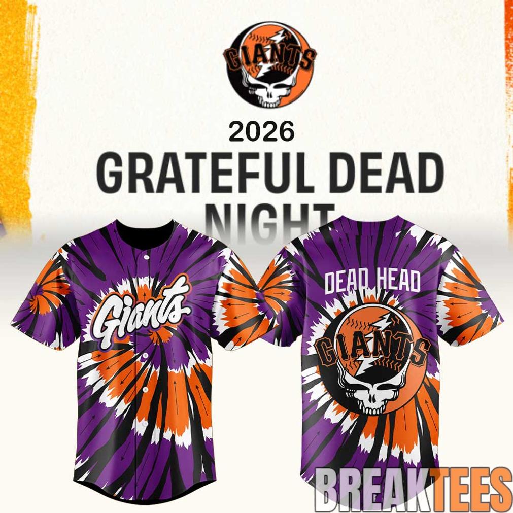 San Francisco Giants Grateful Dead Night 2026 Jersey