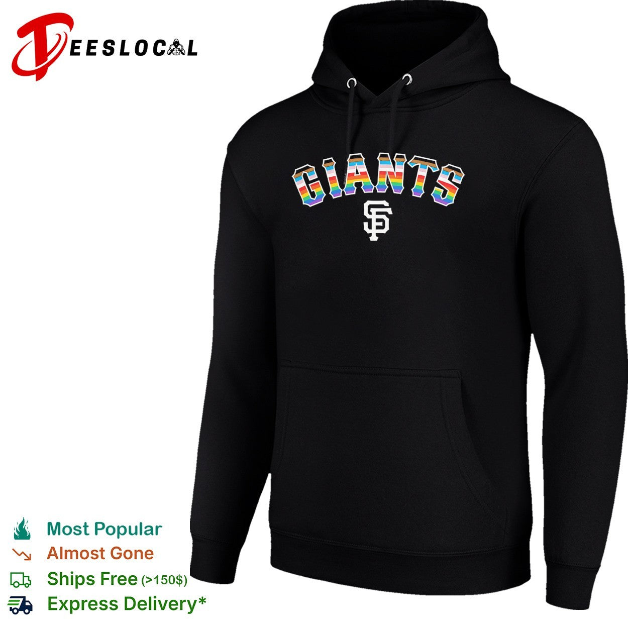 San Francisco Giants LGBTQ Pride Flag shirt