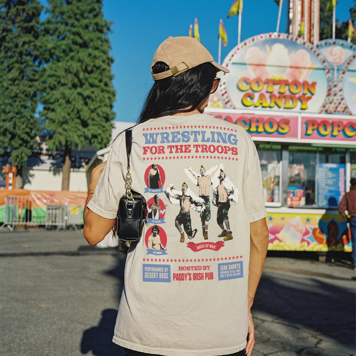 Wrestling for the Troops Always Sunny Graphic Tee